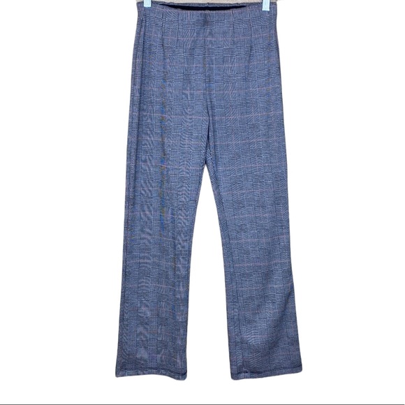 Free People Pants - SOLD Free People Plaid High Waist Trousers